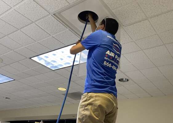 commercial bathroom fan cleaning